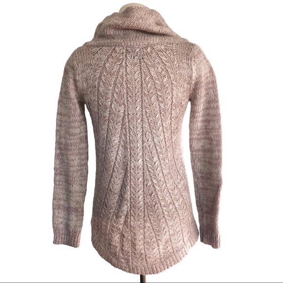 ANTHROPOLOGIE GUINEVERE Cabled Cowl Neck Pullover - Picture 4 of 7